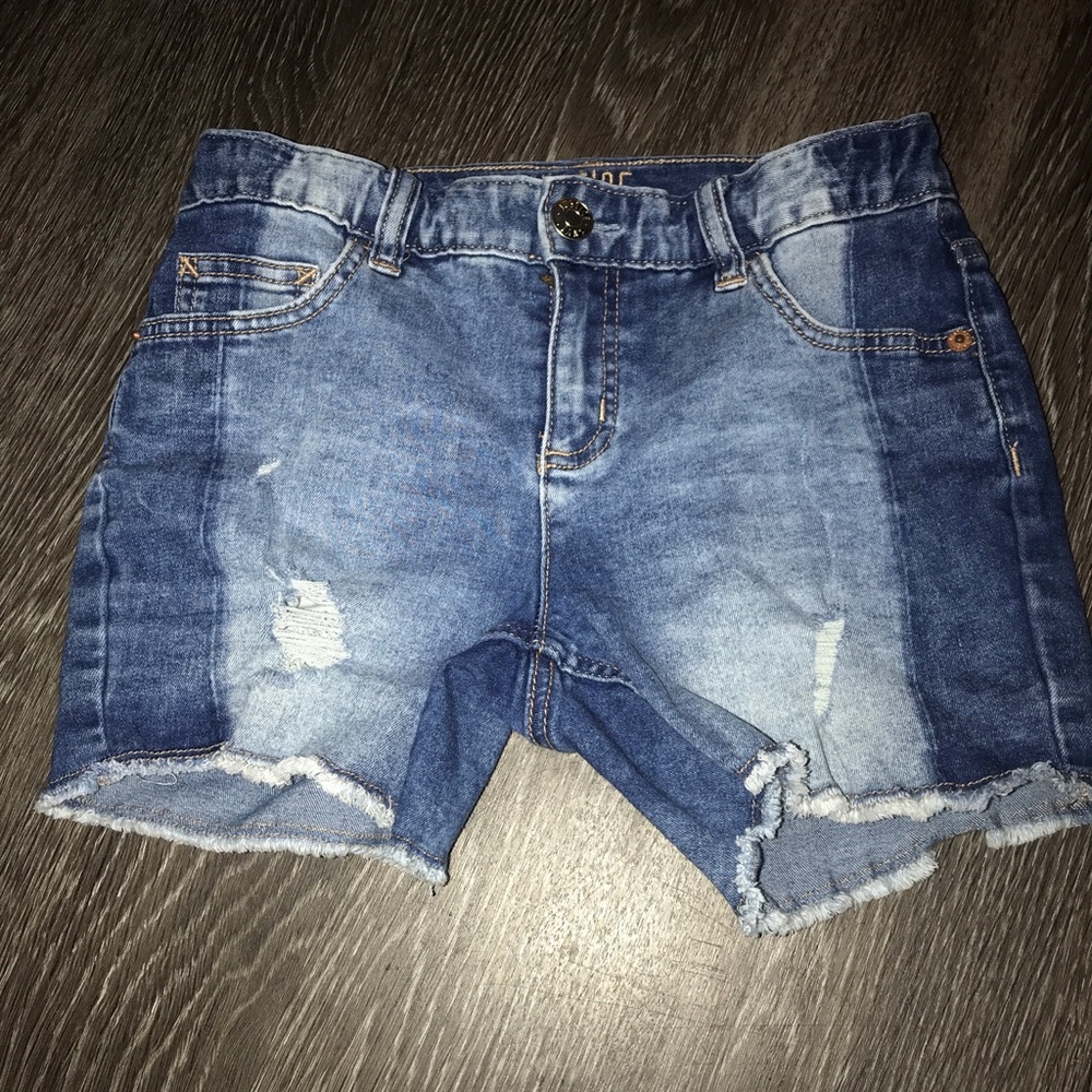 Justice distress jeans shorts